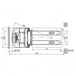 Apilador eléctrico LX14-45