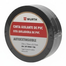 Cinta aislante negra Würth
